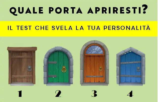 Psychological test: Which door will you open?